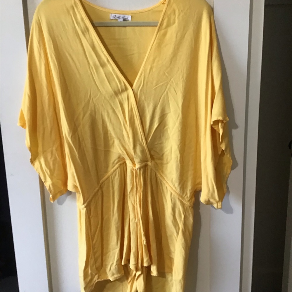 Yellow romper